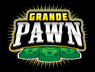 Grande Pawn logo design by Rick
