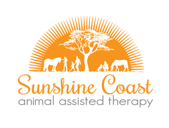 Sunshine Coast animal assisted therapy logo design by Jelena
