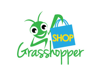 ShopGrasshopper logo design by moomoo