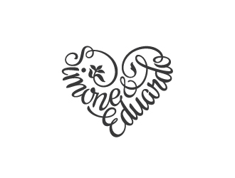 Wedding Logo: Simone & Eduardo logo design by alel