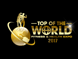 2017 Top of the World Fitness & Health Expo logo design by jaize