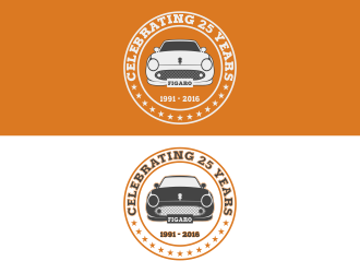 25th Anniversary logo design by beejo