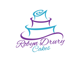 Robyn Drury Cakes logo design by ingepro