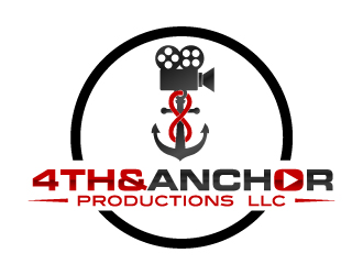 4th&Anchor Productions logo design by jaize