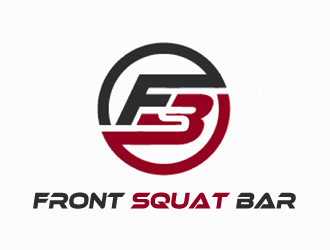 Front Squat Bar logo design by nikkl