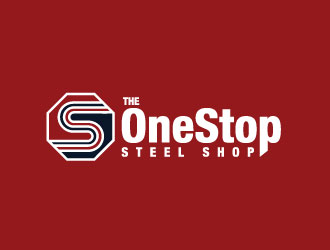 The One Stop Steel Shop logo design by gipanuhotko