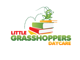 Little Grasshoppers Daycare logo design by schiena