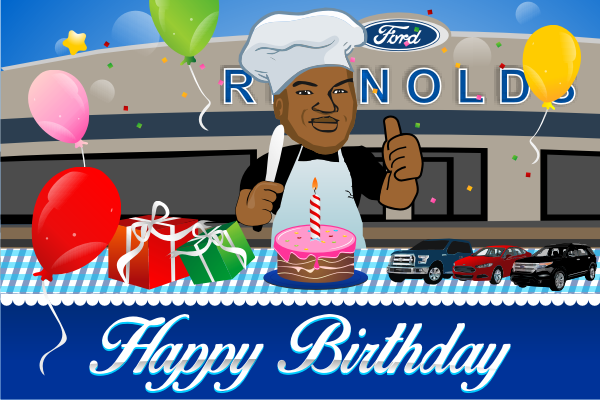 Happy Birthday logo design by Republik