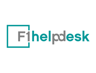 F1 Helpdesk logo design by nurul_rizkon