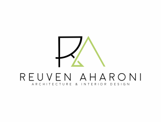 reuven aharoni logo design by MilanSimple