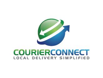 Courier Connect logo design by mhala