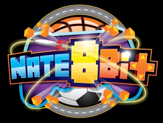 Nate8Bit logo design by PiceFlia