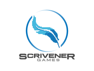 Scrivener Games logo design by reight