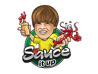 Sauce it up logo design by DreamLogoDesign