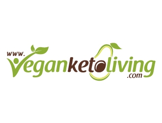 www.veganketoliving.com logo design by jaize