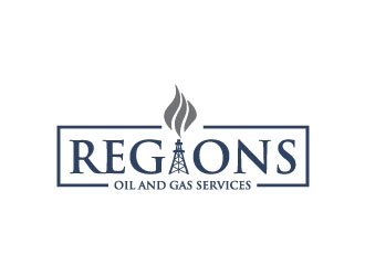 Regions Oil and Gas Services logo design by pixalrahul