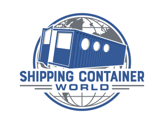 Shipping Container World  logo design by Dakon