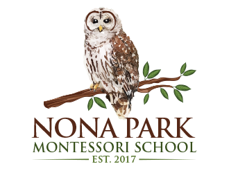 Nona Park Montessori School logo design by BeDesign