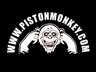 www.pistonmonkey.com logo design by BeDesign