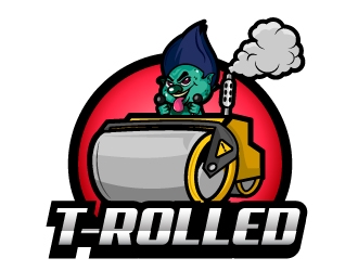 T-Rolled logo design by fries