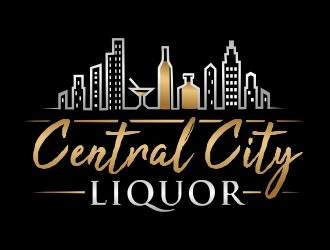 Central City Liquor  logo design by ruki