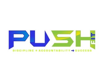 PUSH Fit logo design by logoguy