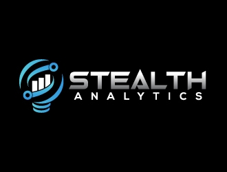 Stealth Analytics logo design by uttam