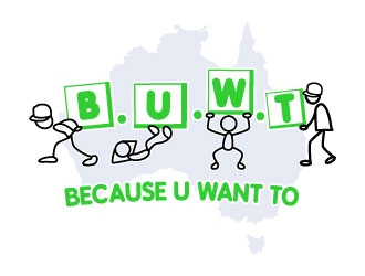 B.U.W.T logo design by uttam
