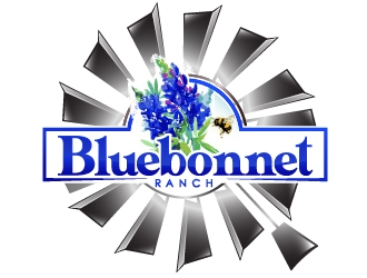 Bluebonnet Ranch logo design by Suvendu