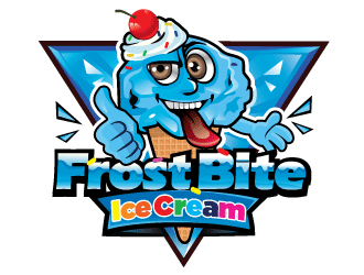 Frostbite Ice Cream logo design by Suvendu