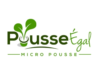 Pousse Égal logo design by MAXR
