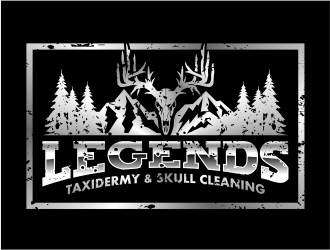 Legends Taxidermy & Skull Cleaning logo design by cintoko