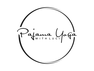 Pajama Yoga with Luci logo design by pel4ngi