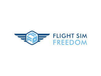 Flight Sim Freedom logo design by icha_icha