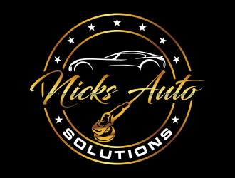 Nicks Auto Solutions logo design by qqdesigns
