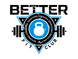 BETTER Fit Club (Building Everyone Together Through Exercising Regularly) logo design by ingepro