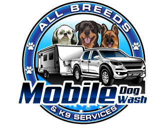 All Breeds Mobile Dog Wash & K9 Services logo design by Suvendu