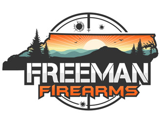 Freeman Firearms logo design by DreamLogoDesign