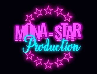 Mona-star Production logo design by aryamaity