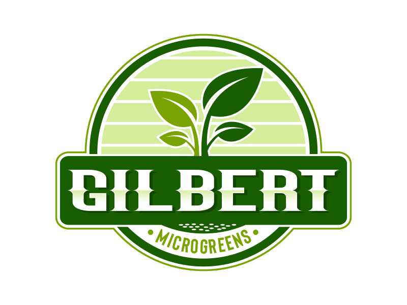 Gilbert Microgreens logo design by mutafailan