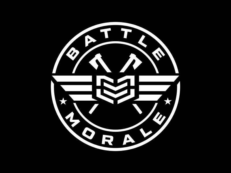 BATTLE MORALE logo design by cikiyunn