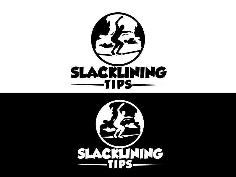 Slacklining Tips logo design by ElonStark