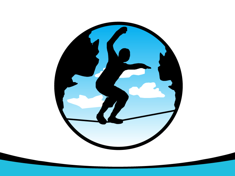 Slacklining Tips logo design by ElonStark