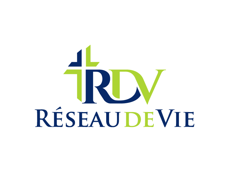 RDV Réseau de Vie (RDV is the Acronym and Réseau de Vie the full name) logo design by jaize
