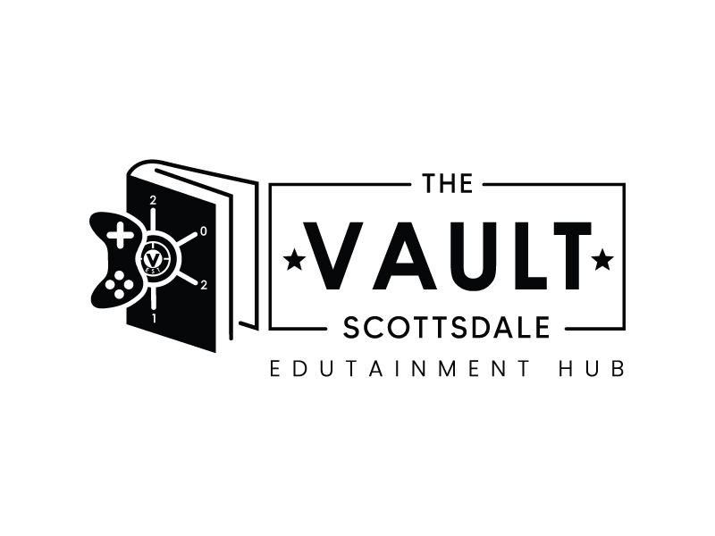 The Vault Scottsdale - Edutainment Hub logo design by GfxLady