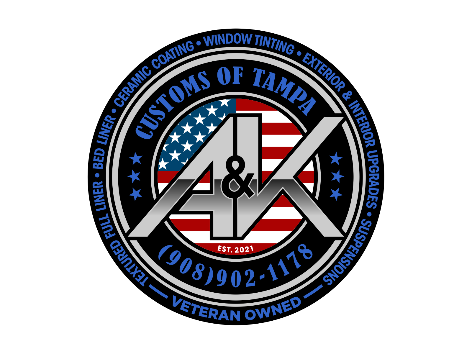 A&K Customs of Tampa logo design by cintoko