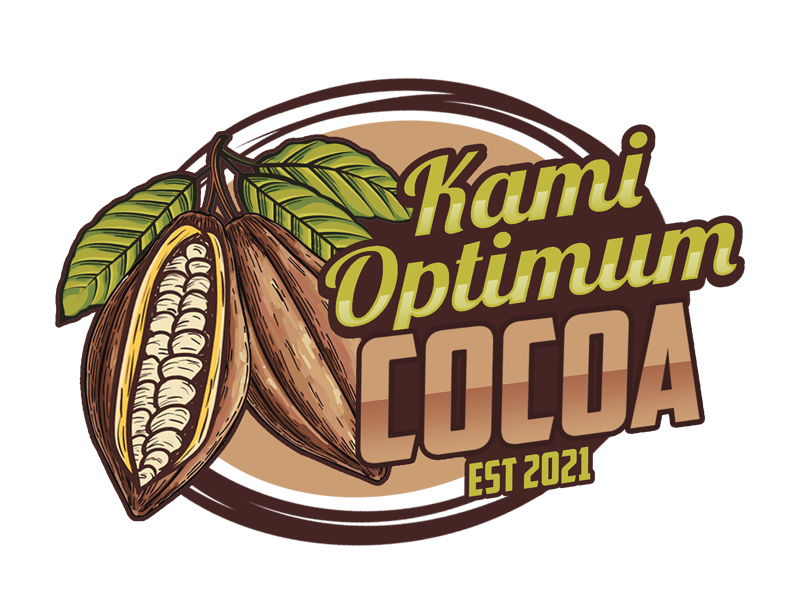 Kami Optimum Cocoa logo design by Bananalicious