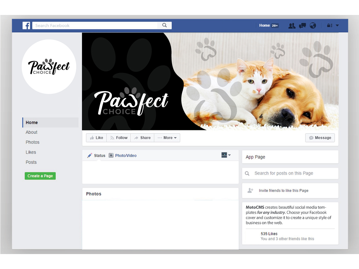 Pawfect Choice logo design by artbitin
