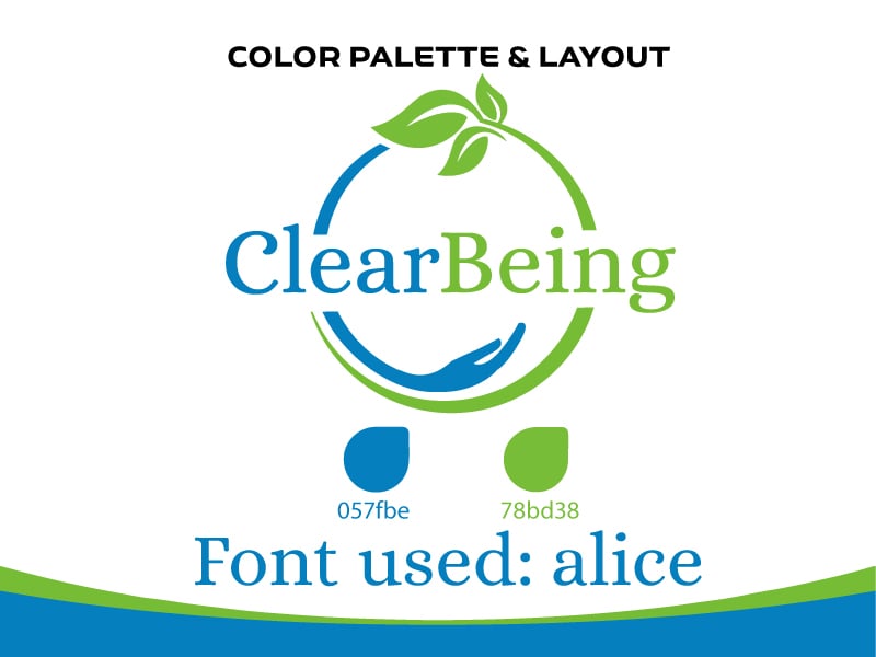 ClearBeing logo design by ElonStark