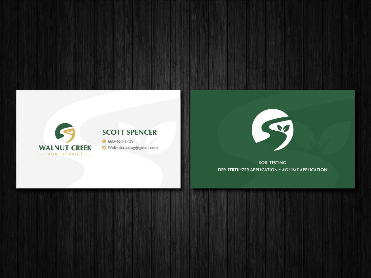 Walnut Creek Agri Service logo design by artbitin
